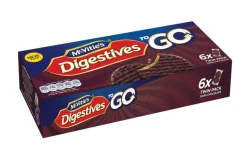 Bolachas Digestivas com Chocolate Negro Pack 6