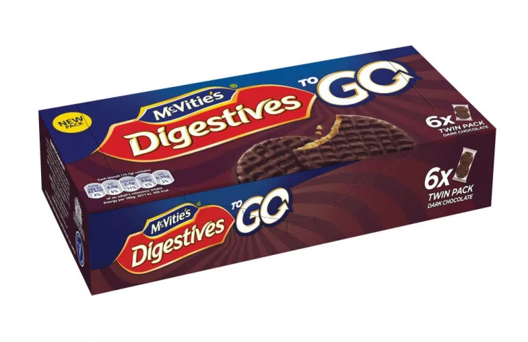 Bolachas Digestivas com Chocolate Negro Pack 6