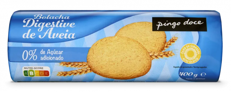 Bolachas Digestivas de Aveia Sem Açúcar