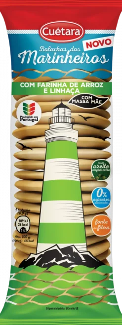 Bolachas dos Marinheiros Arroz e Linhaça