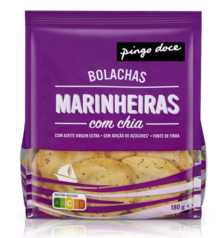Bolachas Marinheiras com Chia