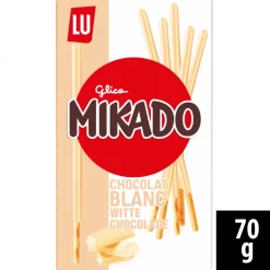 Bolachas Mikado Chocolate Branco