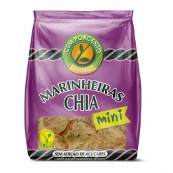 Bolachas Mini Marinheiras com Chia