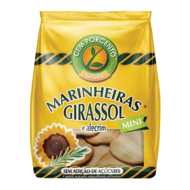 Bolachas Mini Marinheiras Girassol e Alecrim