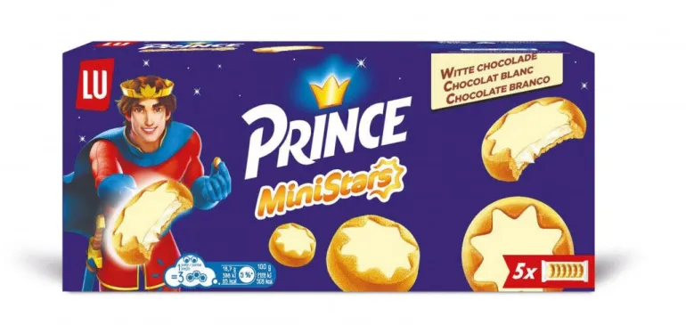 Bolachas Mini Stars com Chocolate Branco Pack 5