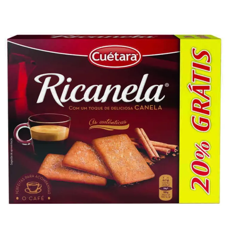 Bolachas Ricanela +20% Grátis