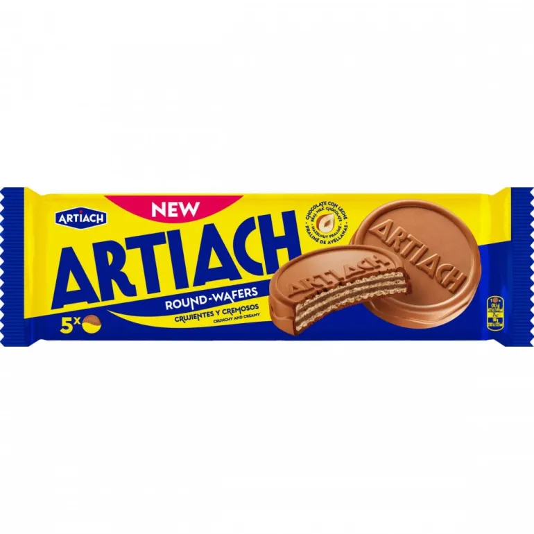 Bolachas Round Wafers com Chocolate