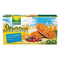 Bolachas Vitalday com Frutos Vermelhos e Recheio Iogurte Pack 5