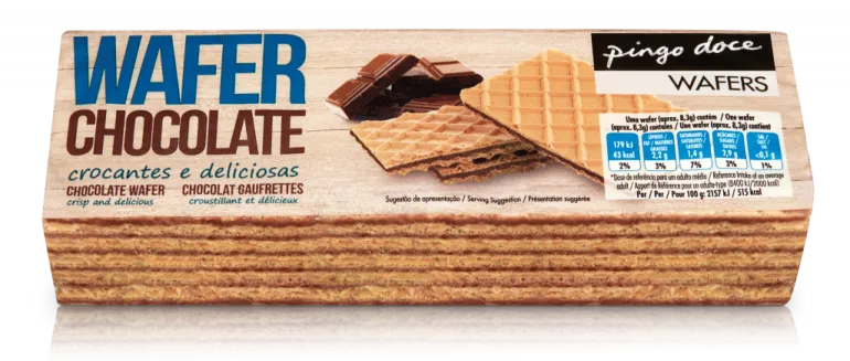 Bolachas Wafer Chocolate