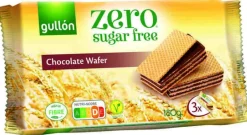 Bolachas Wafer de Chocolate Zero sem Açúcar Pack 3