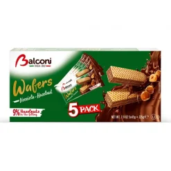 Bolachas Wafers com Cacau e Avelã Pack 5