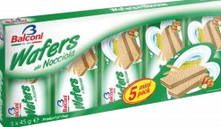 Bolachas Wafers com Cacau e Avelã Pack 5