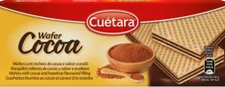Bolachas Wafers com Recheio de Cacau e Avelã