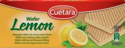 Bolachas Wafers com Recheio de Limão