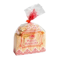Bolachas Wafers com Recheio de Baunilha