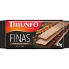 Bolachas Wafers Finas com Recheio de Chocolate Negro
