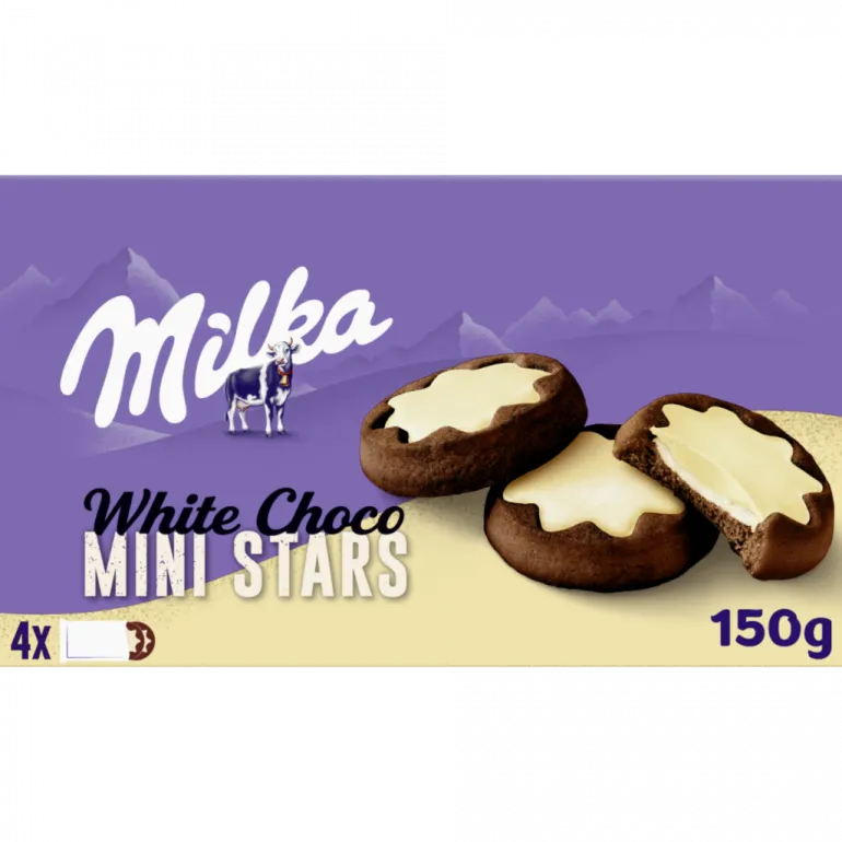Bolachas White Choco Mini Stars