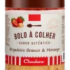 Bolo à Colher Brigadeiro Branco com Morango