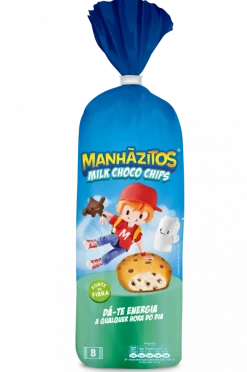 Bolo Manhãzitos de Leite e Pepitas de Chocolate