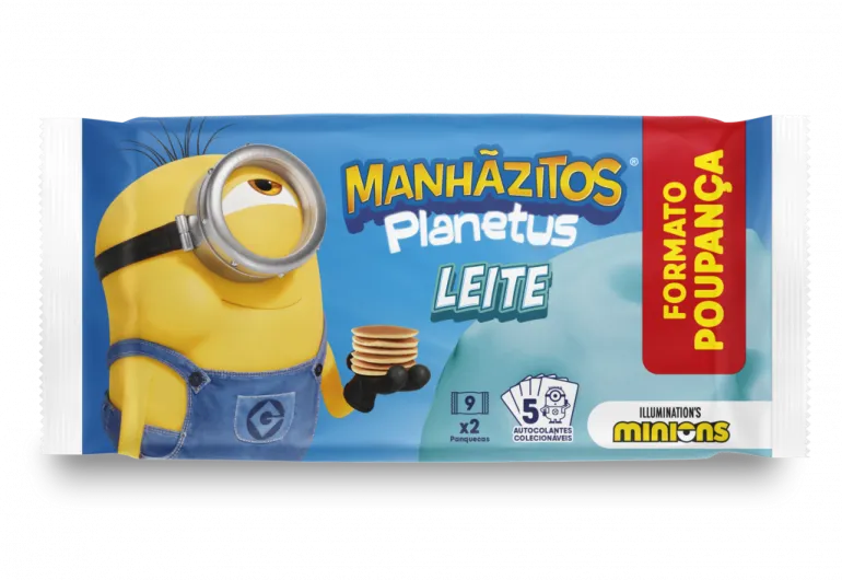 Bolo Manhãzitos Planetus Leite