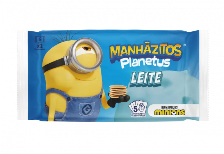 Bolo Manhãzitos Planetus Leite