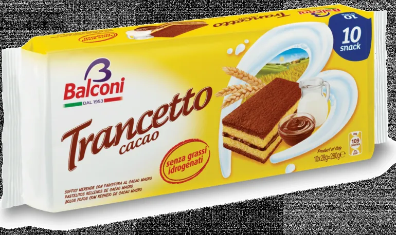 Bolo Snack com Cacau Trancetto