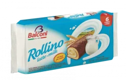 Bolo Snack Rollino com Leite