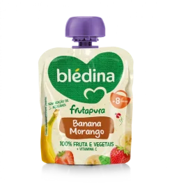 Bolsa de Fruta Banana e Morango