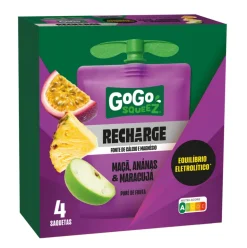 Bolsa de Fruta Maçã, Ananás e Maracujá Pack 4