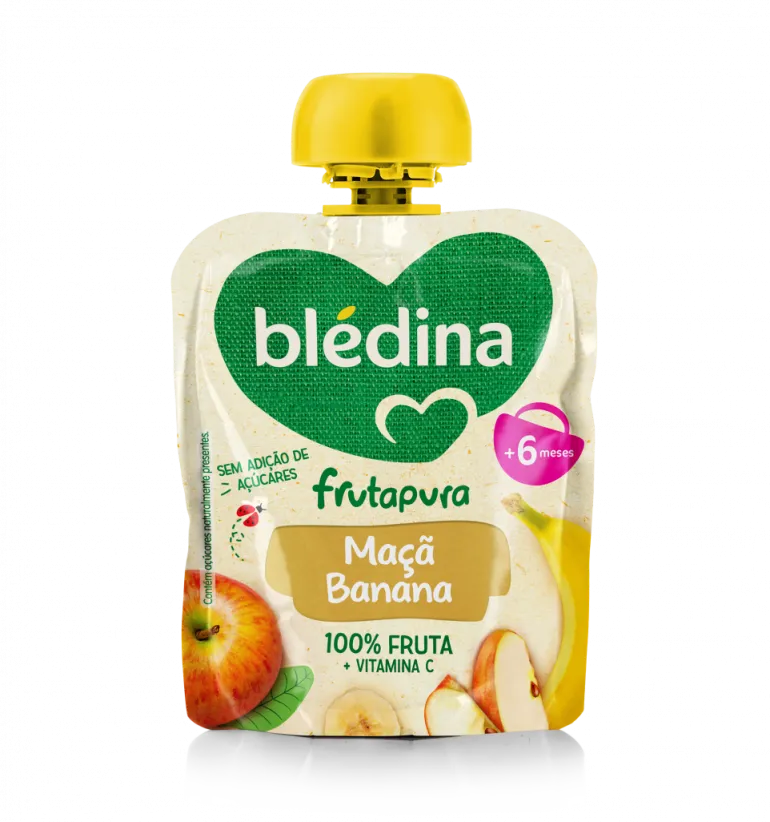 Bolsa de Fruta Maçã e Banana
