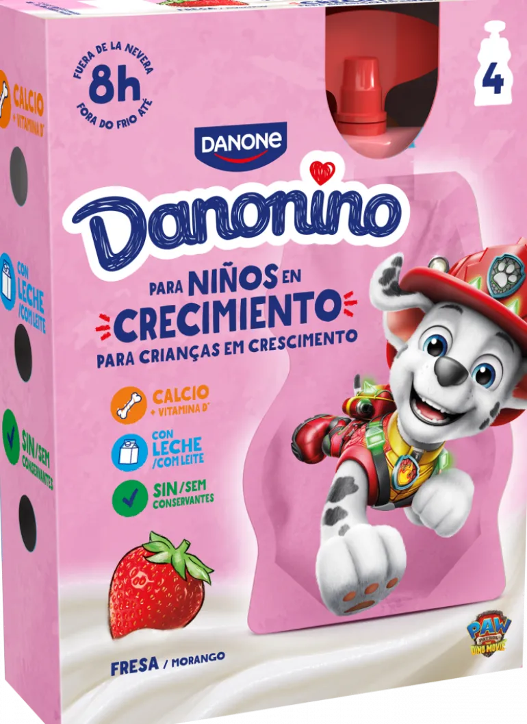 Bolsa de Iogurte com Morango Pack 4