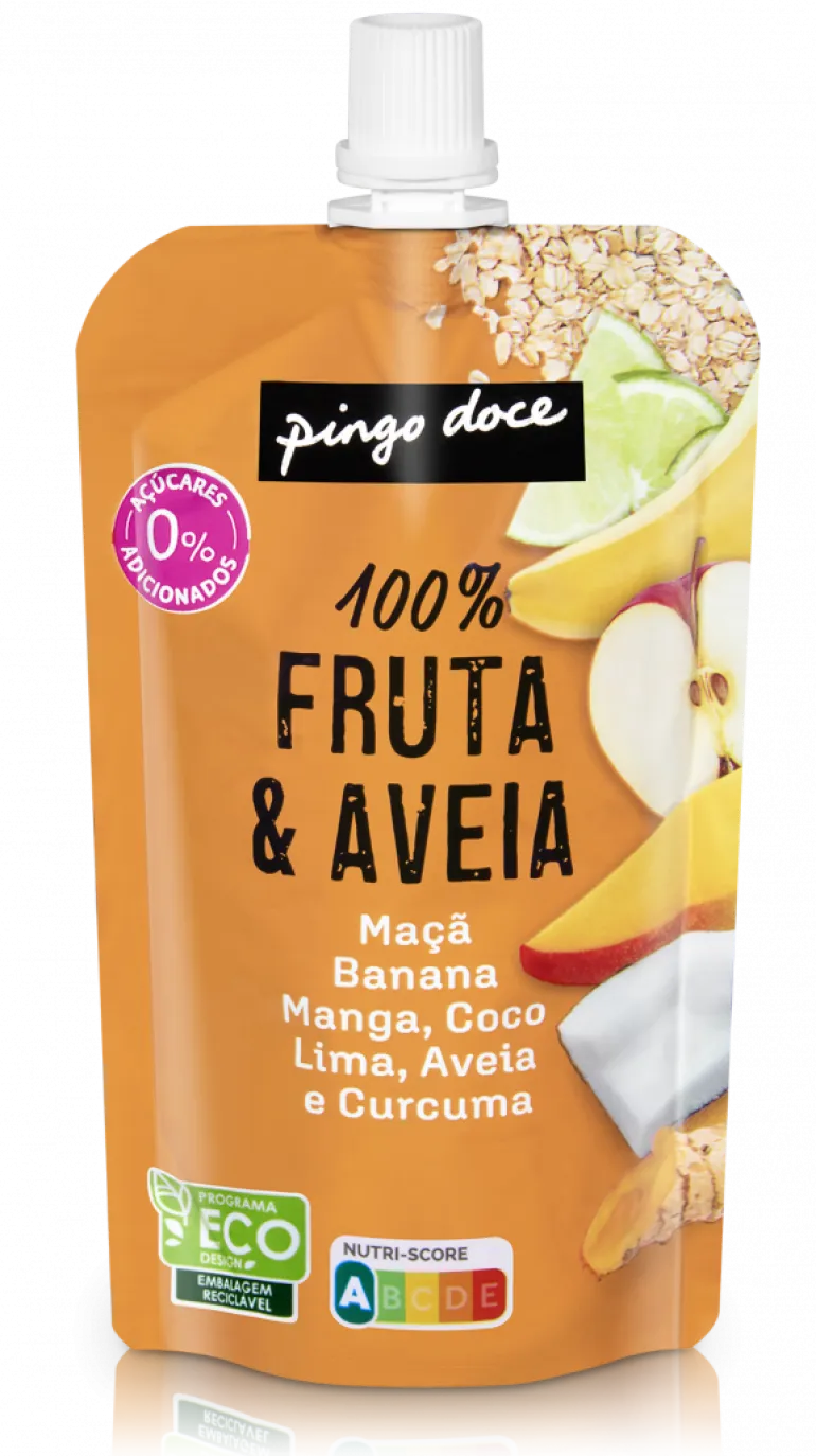Bolsa de Multifrutos, Aveia e Curcuma