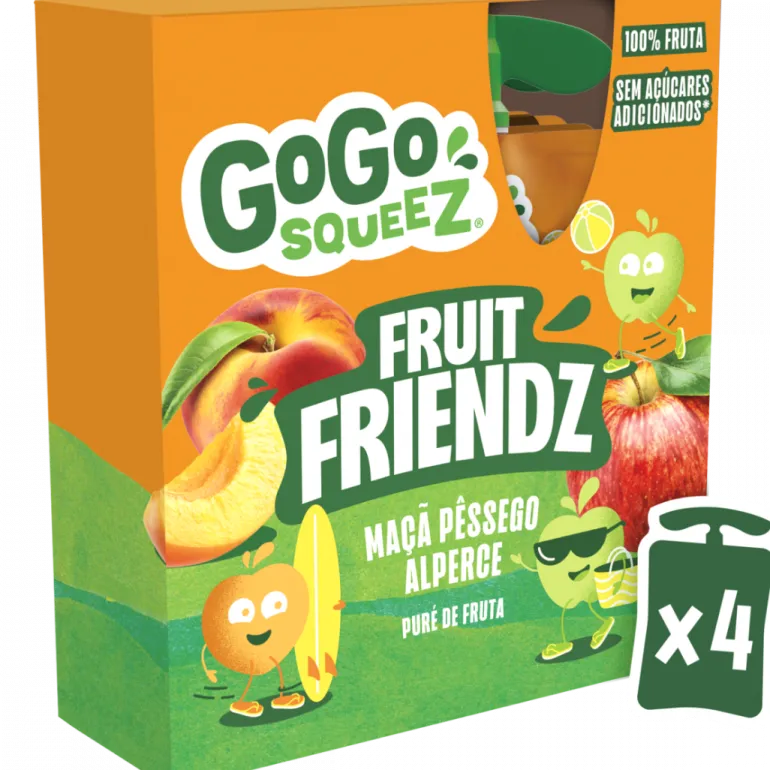 Bolsas de Fruta Maçã, Pêssego e Alperce