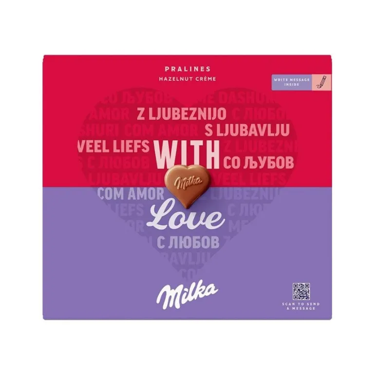 Bombons de Chocolate I Love Milka