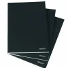 Caderno Agrafado A4 com Capa Preta 80 Folhas Quadriculadas