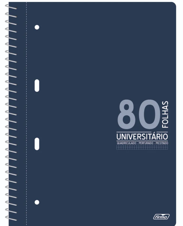 Caderno Espiral A5 Pautado 80 Folhas