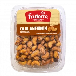 Caju e Amendoim com Mel e Sal