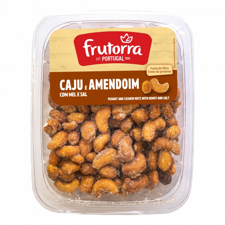 Caju e Amendoim com Mel e Sal