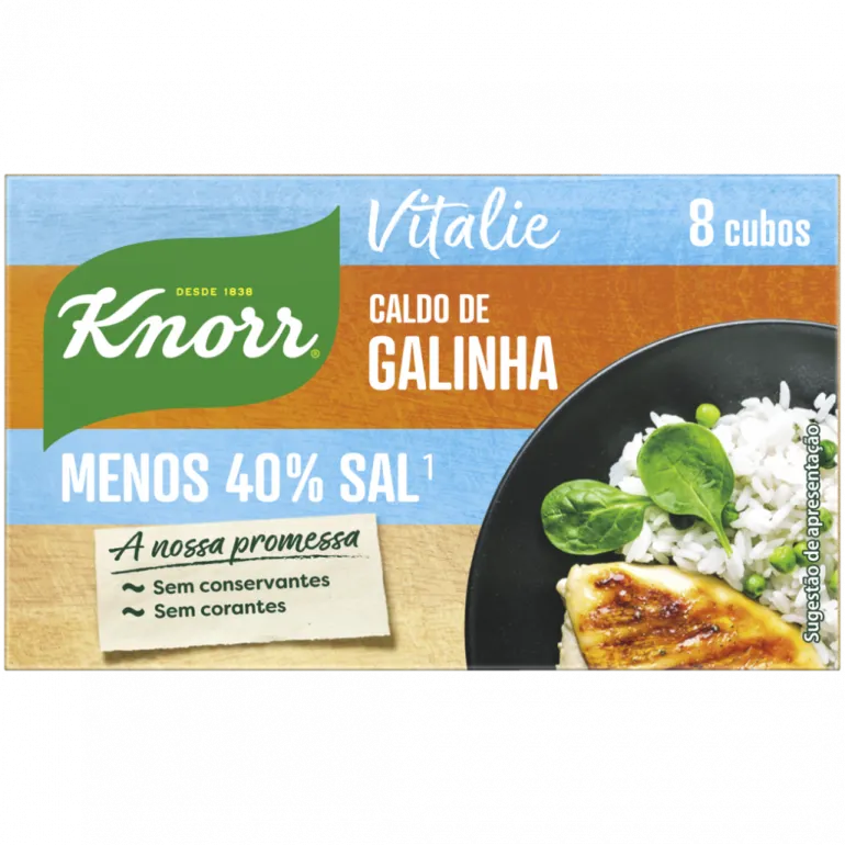 Caldo de Galinha Vitalie 8 Cubos