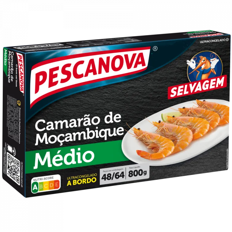 Camarão de Moçambique Médio