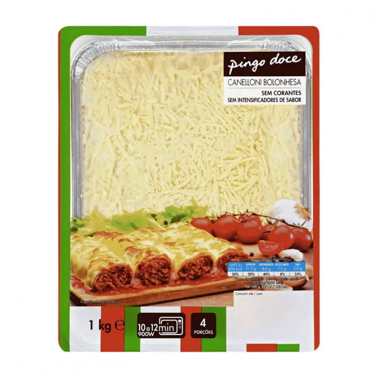 Cannelloni Bolonhesa Refrigerada
