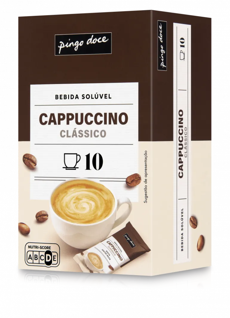 Cappuccino Solúvel Clássico Saquetas