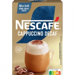 Cappuccino Solúvel Descafeinado Saquetas