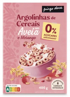 Cereais Argolinhas Sabor a Morango