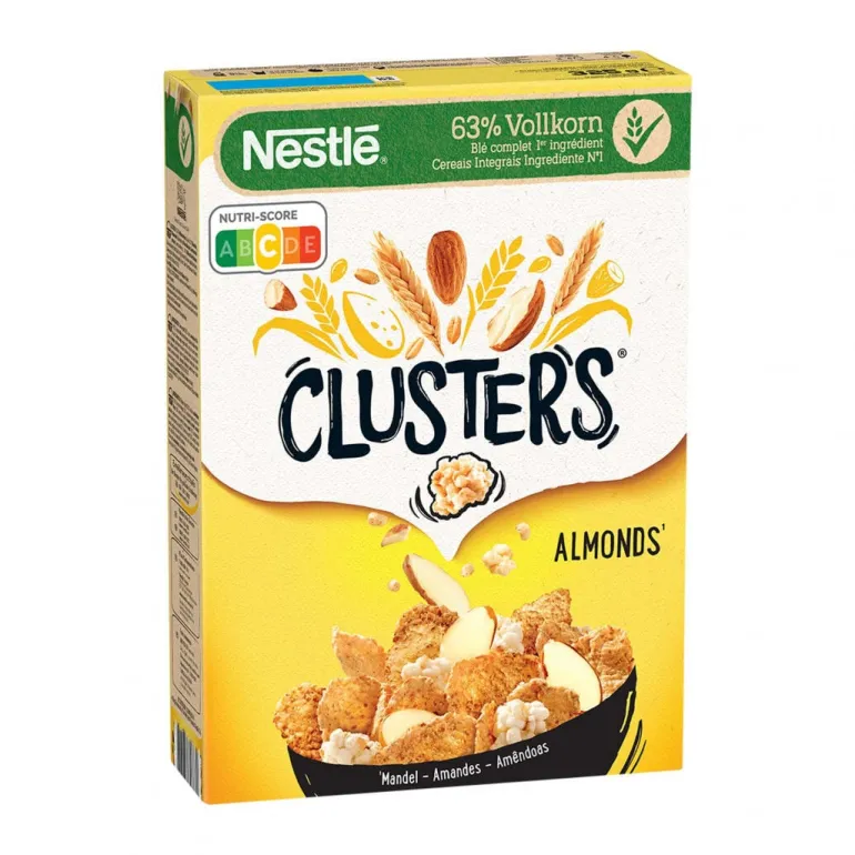 Cereais Clusters com Amêndoas