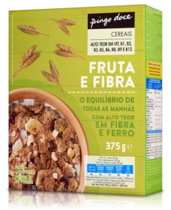 Cereais Fruta e Fibra