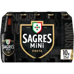 Cerveja com Álcool Preta Mini Pack 10