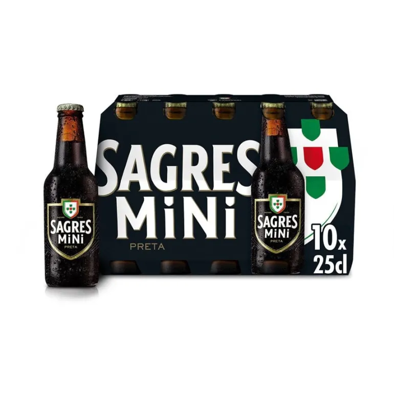 Cerveja com Álcool Preta Mini Pack 10