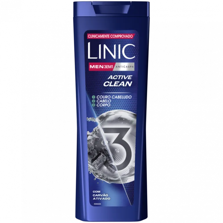 Champô ActiveClean 3 em 1