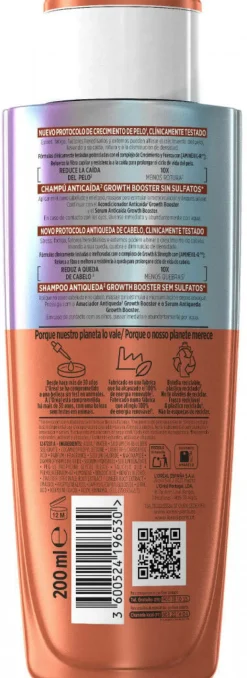 Champô Elvive Growth Booster Antiqueda